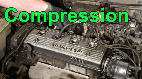 1989 toyota corolla compression test|How To Test Engine Compression (1.6L Toyota Corolla).